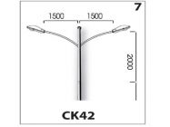 Cần đèn kép CK42
